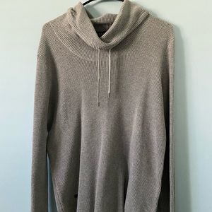 Grey knitted sweater